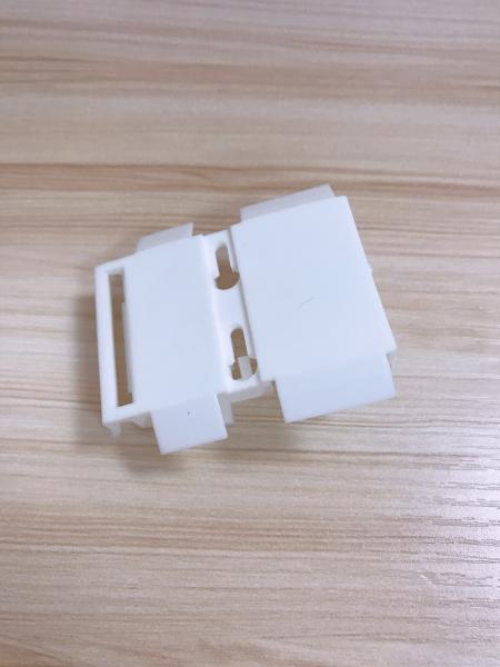 Custom PBT Automotive Plastic Parts / White Wire Harness Protector