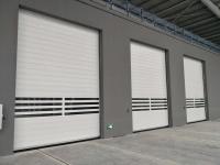 Aluminum Alloy Fast Roll up and Shutter Stacking Security Door with 1000N Output Torque