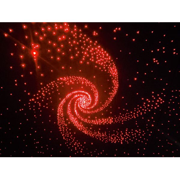 Plafonnier étoilé léger optique populaire luxueux de ciel de fibre d'étoile de ciel pour la décoration