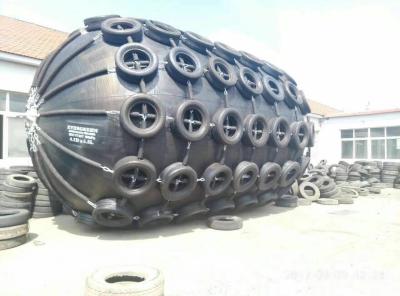Yokohama Pneumatic  Marine Inflatable Rubber Fender 4.5 Meters Diameter For Ship Alongside