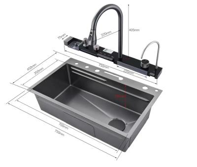 Topmount Kitchen Sink for 36 Inch Cabinet 21cm Bowl Depth 3 Faucet Holes and More Top Choice