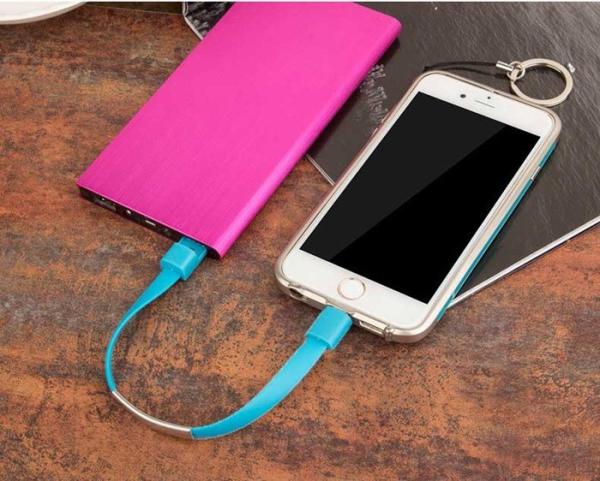 Mobile Phone Cable USB cable flat cable bracelet magnetic data line for mobilephone micro usb device