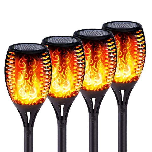 LED Solar Garden Light Flickering LED Landscape IP65 Waterproof Lawn Lamp Path Lighting Solar Outdoor Light