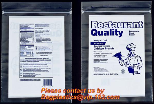 Eco Friendly Resealable Small to Large Flat Food Packaging Clear Transparent PE Plastic Zip Lock Bags, Foil Zip Lock Foo