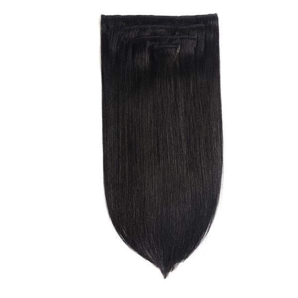 100% Human Hair Extensions Full Cuticle Double Drawn Real Raw Virgin Natural Remy Invisible Seamless Clip