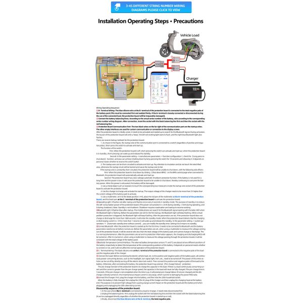 SMART ANT BMS 90AHB 200A 13PNA Split Type Master Slave High Voltage BMS
