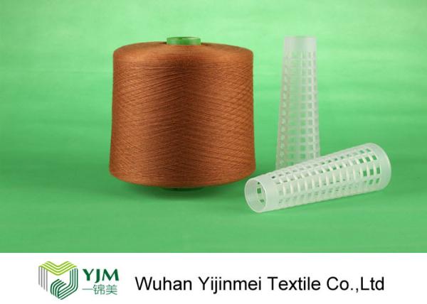 1.33Dx38mm Colored Dyed Polyester Yarn Ring Spun Sewing Thread 602 / 603