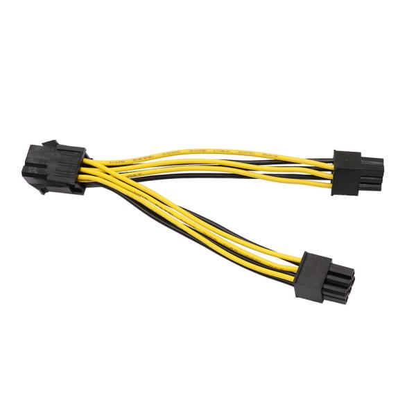 ATX 6Pin to 8 pin cable modular cord Male to female