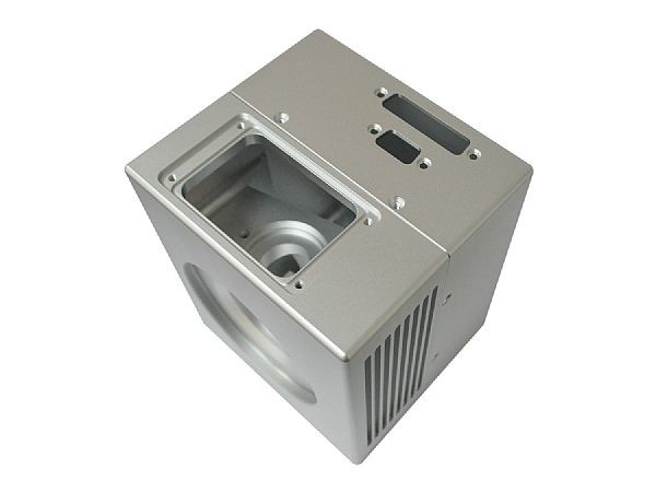 Precision Anodized CNC Aluminum Parts Silver CNC Machining Service