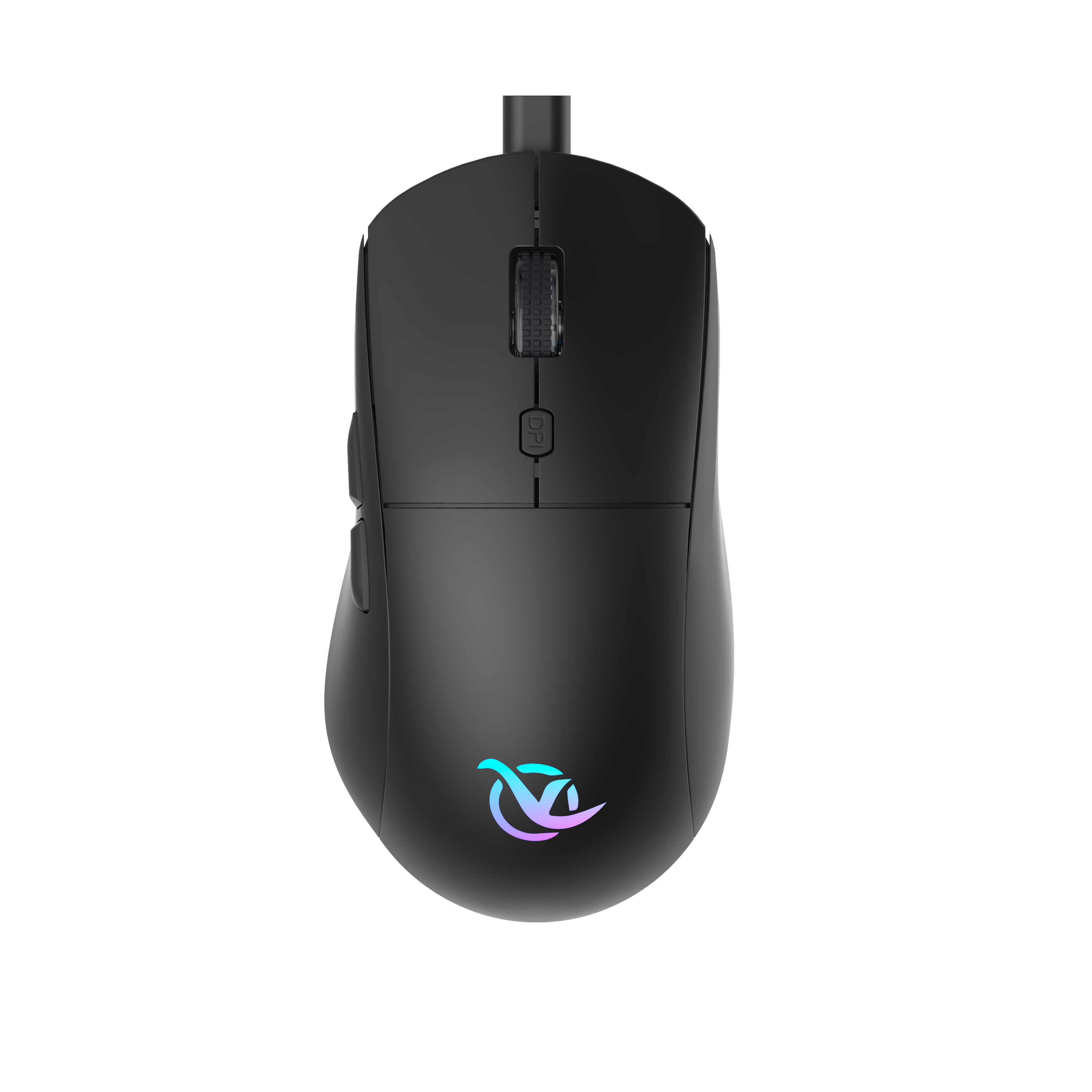 6 Keys Ergonomic Wireless Mouse QX3218 Chip 5 Speed Adjustable DPI Non-illuminated & Breathing Light Optional