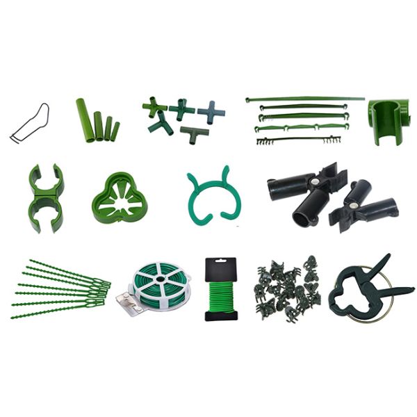 Metal Green Color Plant Sticks 60cm For Sunflower Tomato Stabilizer