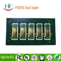 Custom FPC Printed Rigid Flexible PCB Circuit Board Blue Multilayer