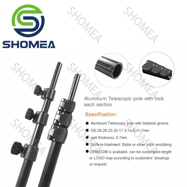 Custom Aluminum Multifunction Telescopic Rod