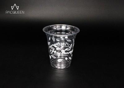 7 Oz / 12 Oz / 14 Oz Disposable Plastic Drinking Cups Custom Branded For Cold Tea