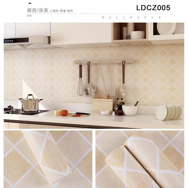 Bathroom Vinyl Wallpaper Imitated Ceramic Tile Design for Wall Decoration 3d Wall Covering
