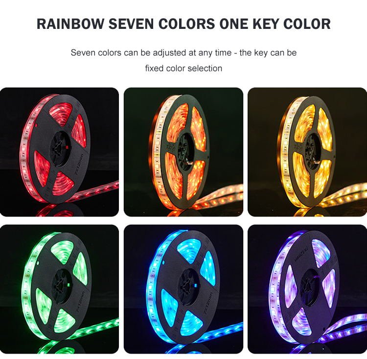 SMD 5050 привело солнечную приведенную в действие музыку спички света RGB Dimmable светов прокладки на открытом воздухе