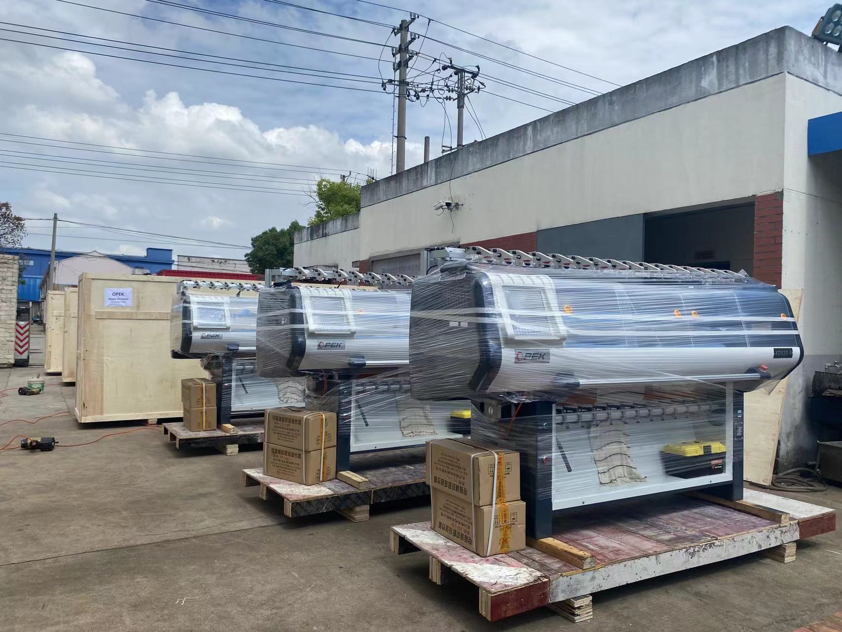16GG Fully Jacquard Flat Knitting Machine Double System 52inch for High Production