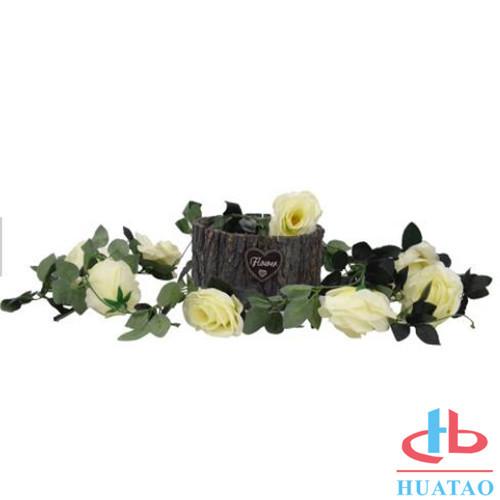 Decoration Handmade Silk Flowers Artificial Rose Wedding Real Touch