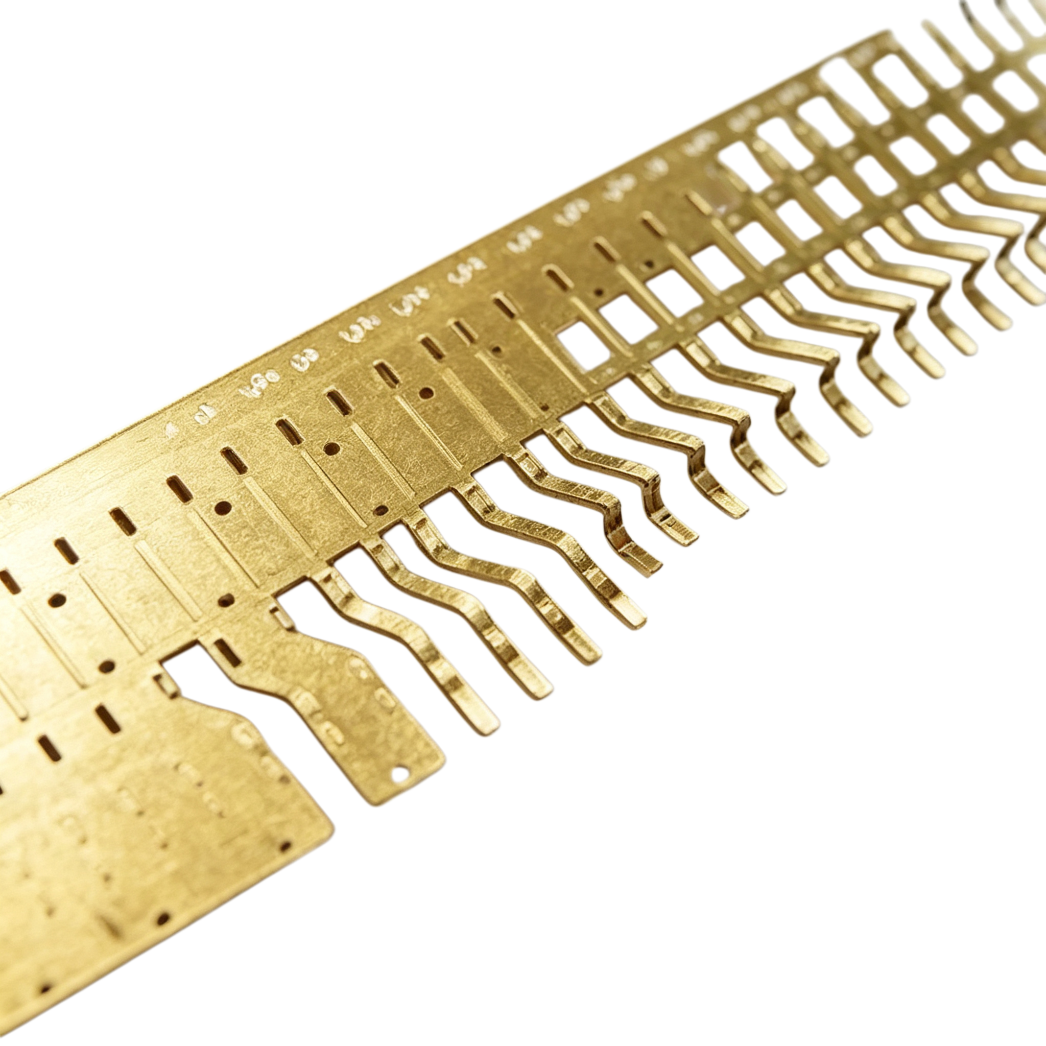 High-Speed Precision Metal Stamping Copper Terminal with ±0.01mm to ±0.03mm Dimensional Tolerance
