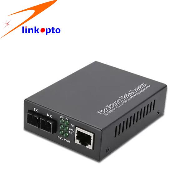 Cyber Bars MM SFP Media Converter 10 / 100 / 1000M Dual Fiber 1310nm Wavelength