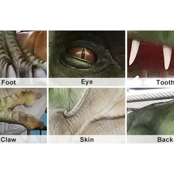Взаимодействующая электрическая реалистическая модель динозавра для тематического парка/торгового центра