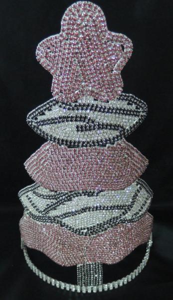 Pink tree theme pageant crowns and tiaras wholesale pageant crowns for girls usa pageant supplier custom crowns tiaras