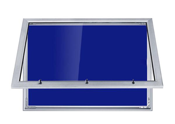 3x4 Lockable Notice Board For Wall Hanging Galvanized Steel Aluminium Alloy