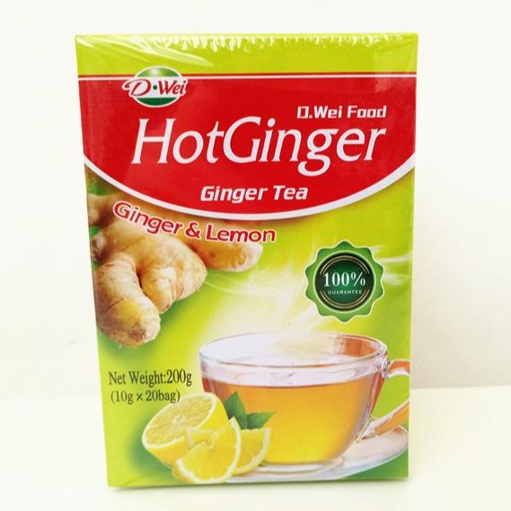 Sabor imediato saudável Ginger Tea do pó da bebida, o doce e o morno do limão