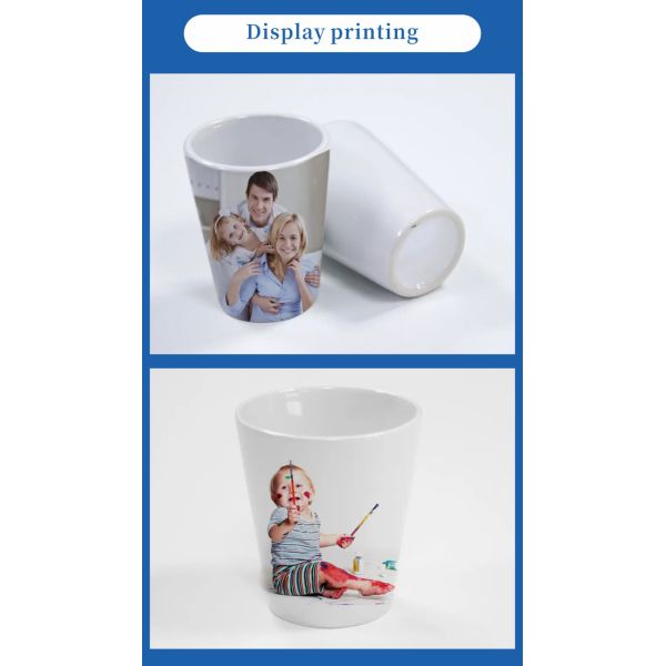Direct Factory Sale Sublimation Ceramic Cups with Gradient Design Conical Shape for Business & Promotional Gifts