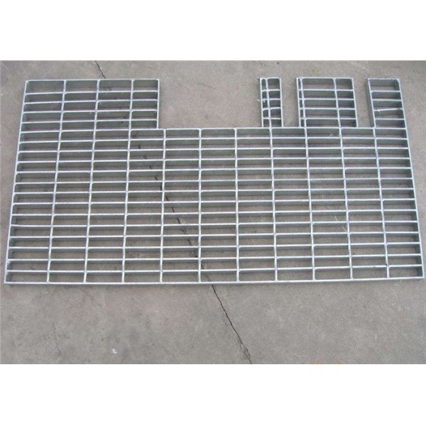 Custom Steel Grate Mesh , Hot Galvanized Industrial Catwalk Steel Grating For Car Washing