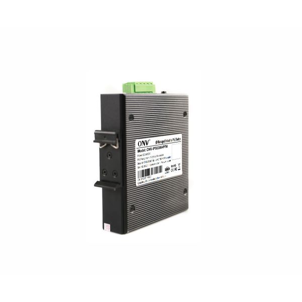 Fanless 6 Port Gigabit Industrial Managed PoE Switch With SFP Fiber Ports