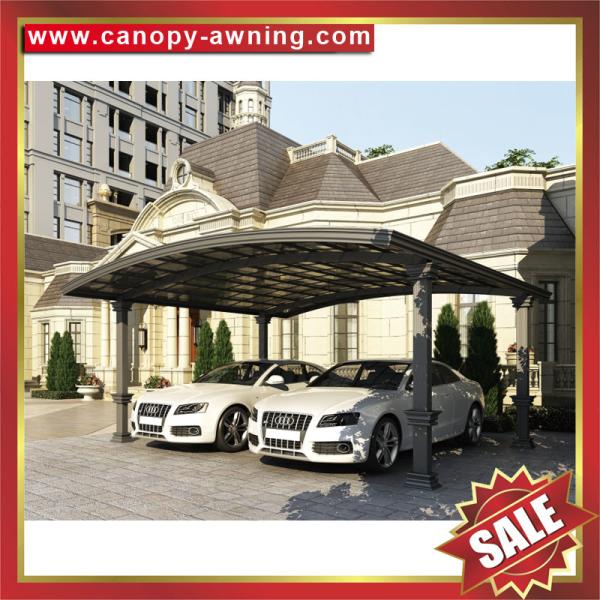 outdoor alu polycarbonate aluminium aluminium parking car shelter canopy awning cover shield carport kits manufacturers
