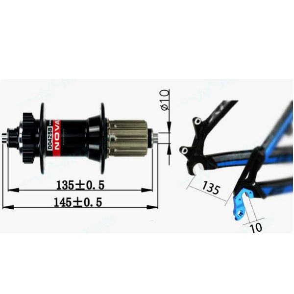 Novatec  Hubs D041SB&D042SB Disc Brake MTB  Alimunum&Steel Material24/28/32/36h Red Black White Silver Blue Gold Colors