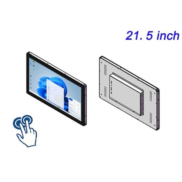 21.5-Inch Windows Touch Embedded Screen for Entertainment Systems, Corporate Training Interfaces, Hospitality Solutions, and Industrial Dashboards