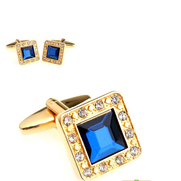 Square Metal Mens Cufflink