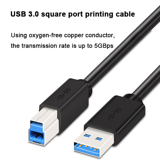 Данные по принтера USB 3,0 привязывают 1,8 метра 28AWG 24AWG b