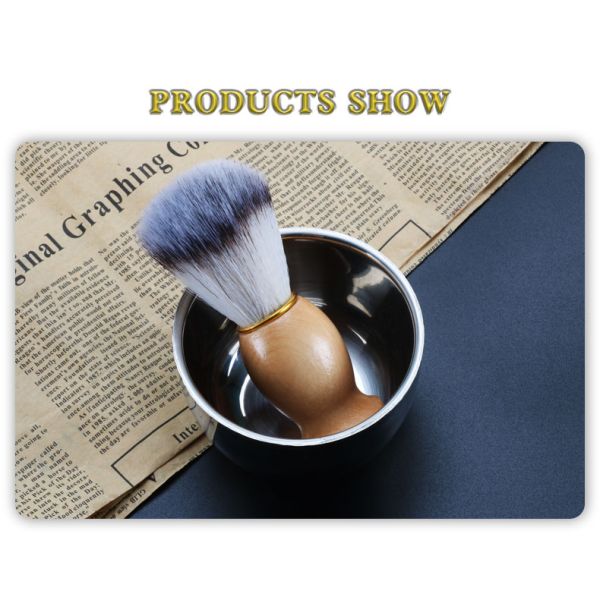 Customization Color Soft Beard Shaving Brush For Men'S Facial Hair Care