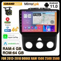 9 pouces Android 11 voiture Android Stereo GPS Navi Pour 2013-2018 Dodge Ram 1500 2500 3500