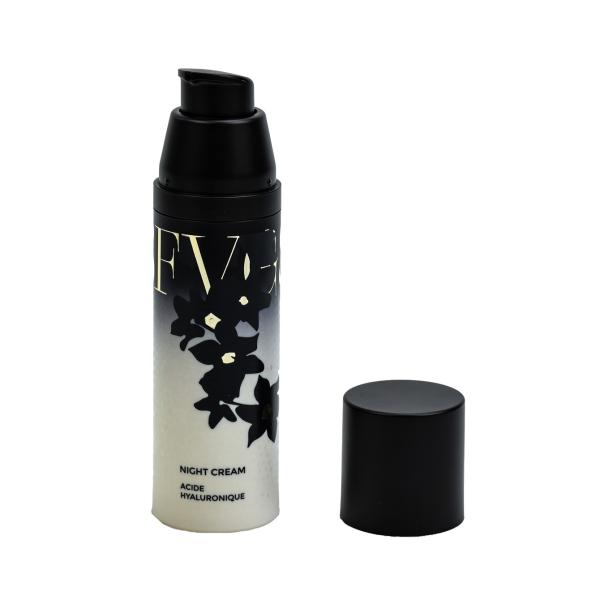 Cosmetic Lotion Bottle 50ml Refillable Airless Pump Bottle Luxurious Hot Stamping Surface Treatment