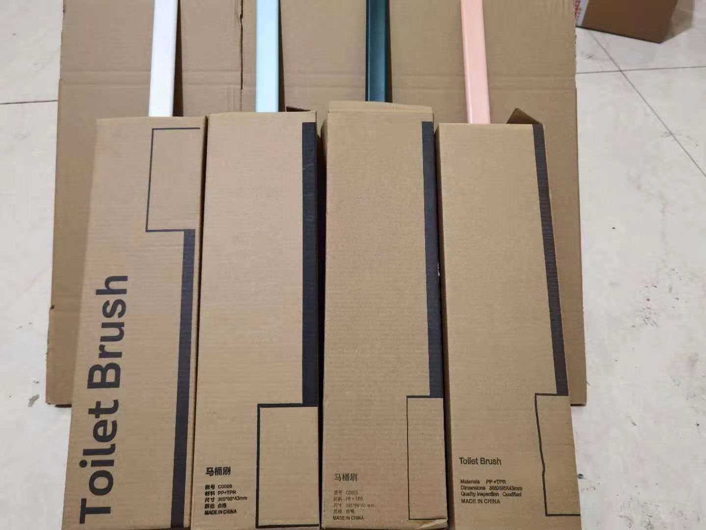 UKAS аттестовало гибкую щетку чистки туалета силикона установило глубокий очищая полипропилен