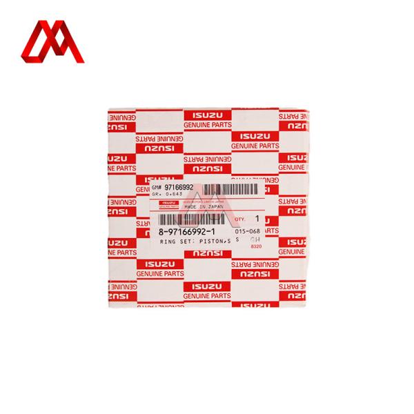 Masters 8-97166992-1 Conjunto de anillos de pistón 8971669921 para ISUZU NPR 4HE1