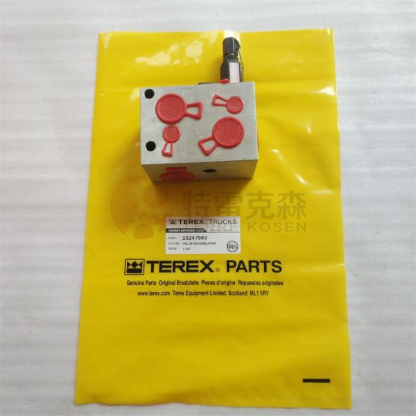 TEREX 15247593 VALVE-ACCUMULATOR for terex tr50 truck parts tr100 parts