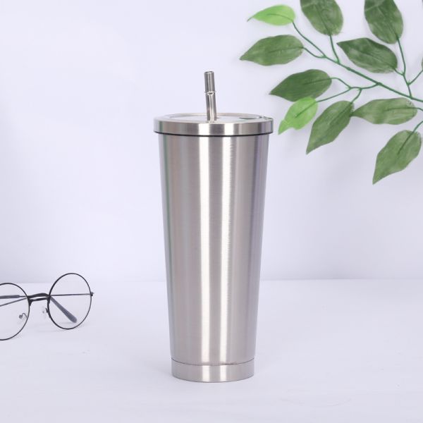 Single Wall Stainless Steel 304 Car Coffee Tumbler 750ml Colorful