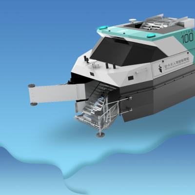 Autonomous Urban Pond Maintenance Boat Weed Harvesting Machine USV