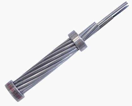 Steel ADSS OPGW Fiber Cable Optical Ground Wire PBT Material For 220V Power Line