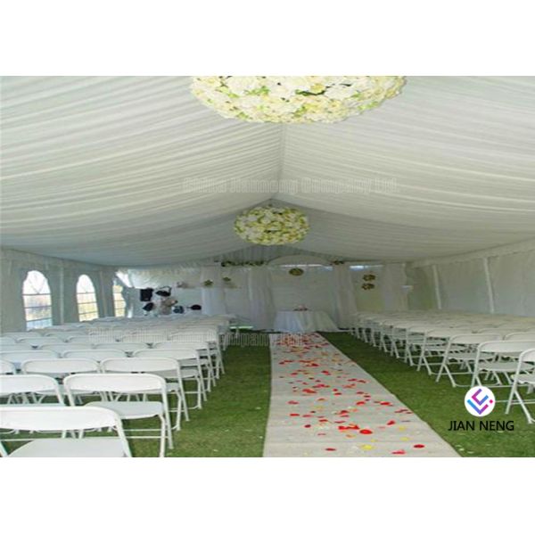 20x30m Red Color Wedding Party Tent For 500 People With Curtain And Linings