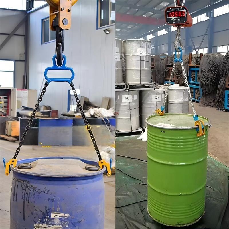 1ton Drum Chain Lifter Customzied Oil Drum Lifter With G80 lifting chain