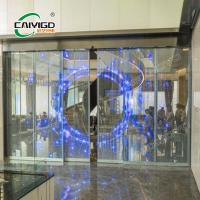 Y que desliza o trilho da tela do diodo emissor de luz que move o painel transparente da tela conduzida