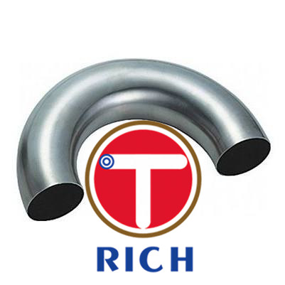 90 градусов ЛР проталкивает трубку подвергая нержавеющую сталь механической обработке АСМЭ Б16.9 316Л 304Л безшовную