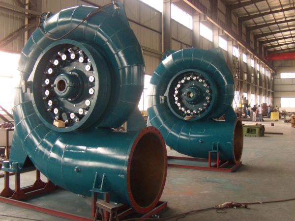 Medium / High Water Head Francis Hydro Turbine / Francis Water Turbine for 10m - 300m head